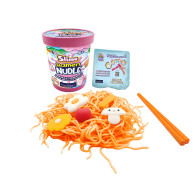 Slime ramen nudle uśmiechnięty grzybek