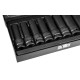 Nasadki udarowe 1/2', E10-E24, zestaw 9 szt., CrMo