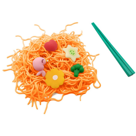 Slime ramen nudlar med valentinsräkor