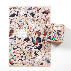 Pussel med fåglar, 1000 bitar