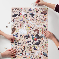 Pussel med fåglar, 1000 bitar