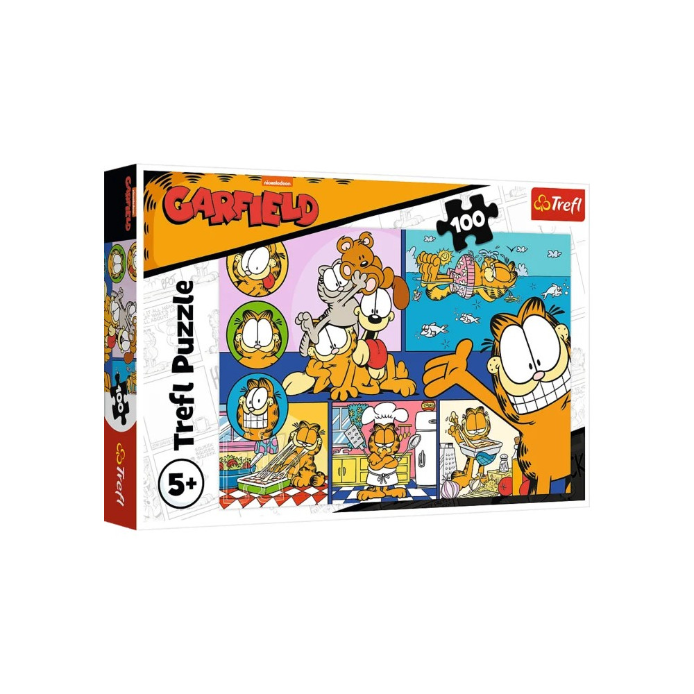 Pussel med 100 element lat Garfield Pussel med 100 element lat Garfield