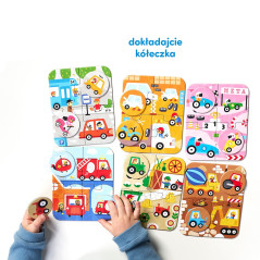 Pusselspel for små och stora fordon