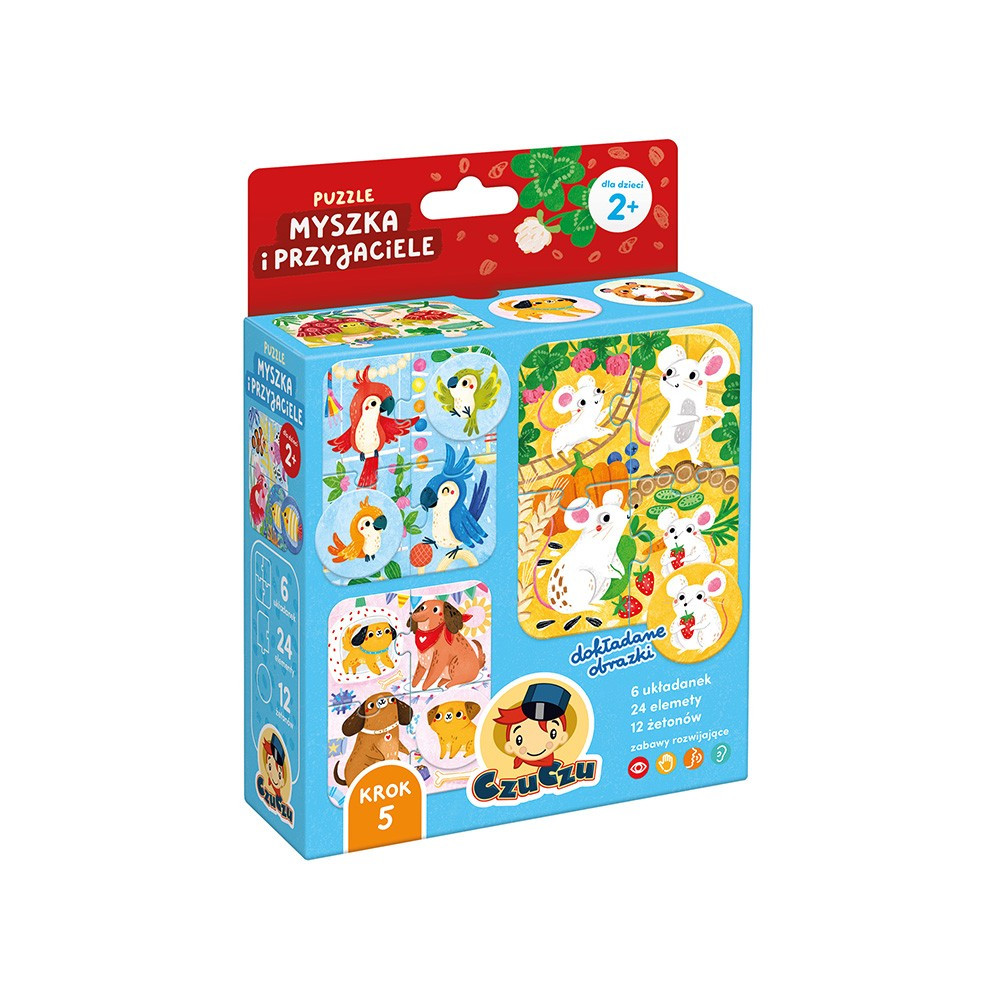 Puzzle myszka i przyjaciele