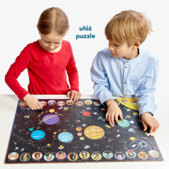 Pussel Upptäckare - solsystem 300 bitar