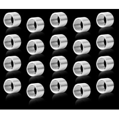 Insatser för reparation av M5-gängor, 20 stycken.