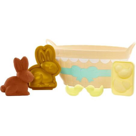 Set med kreativa kockar påskkorg