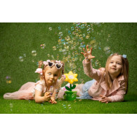 Bubblor fru blu set blomma + vätska 2x40ml