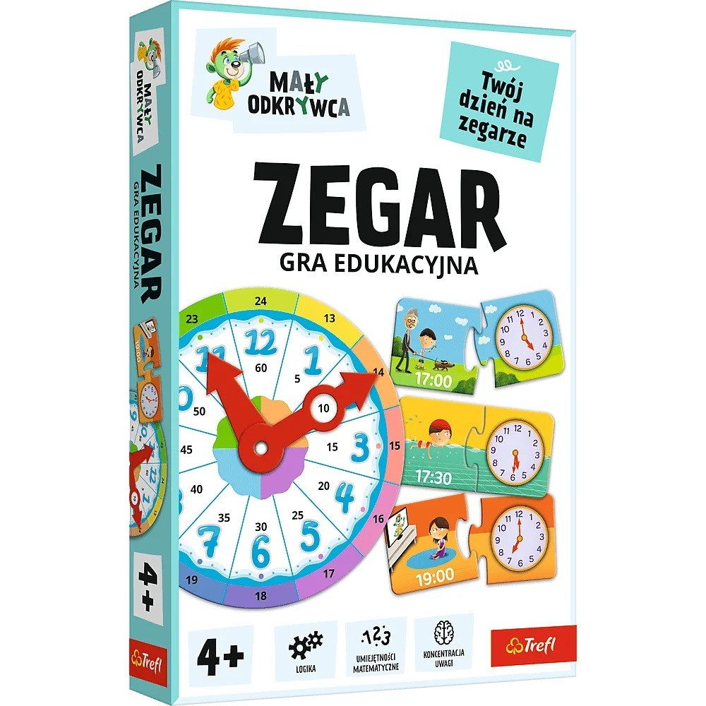 Gra zegar mały odkrywca Gra zegar mały odkrywca