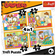 Pussel 4-i-1 Garfield älskar lasagne.