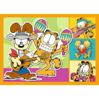 Pussel 4-i-1 Garfield älskar lasagne.