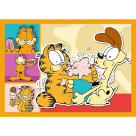 Pussel 4-i-1 Garfield älskar lasagne.
