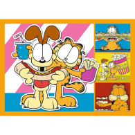 Pussel 4-i-1 Garfield älskar lasagne.
