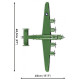 Klossar konsoliderade b-24d befriaren 1445 klossar
