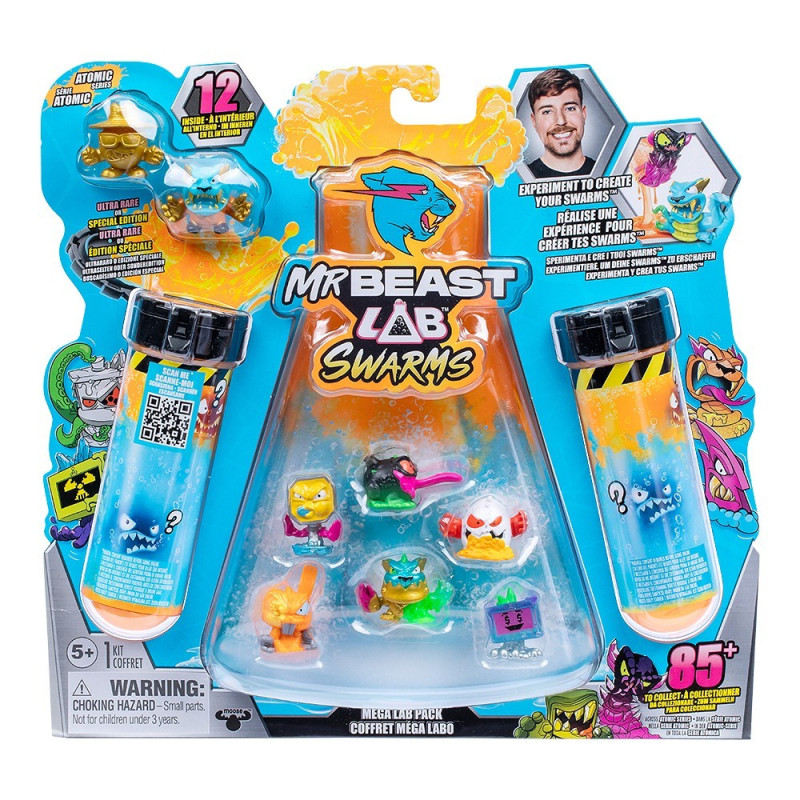 Figurerna Mr Beast Lab - Mega Lab Swarm 12-pack