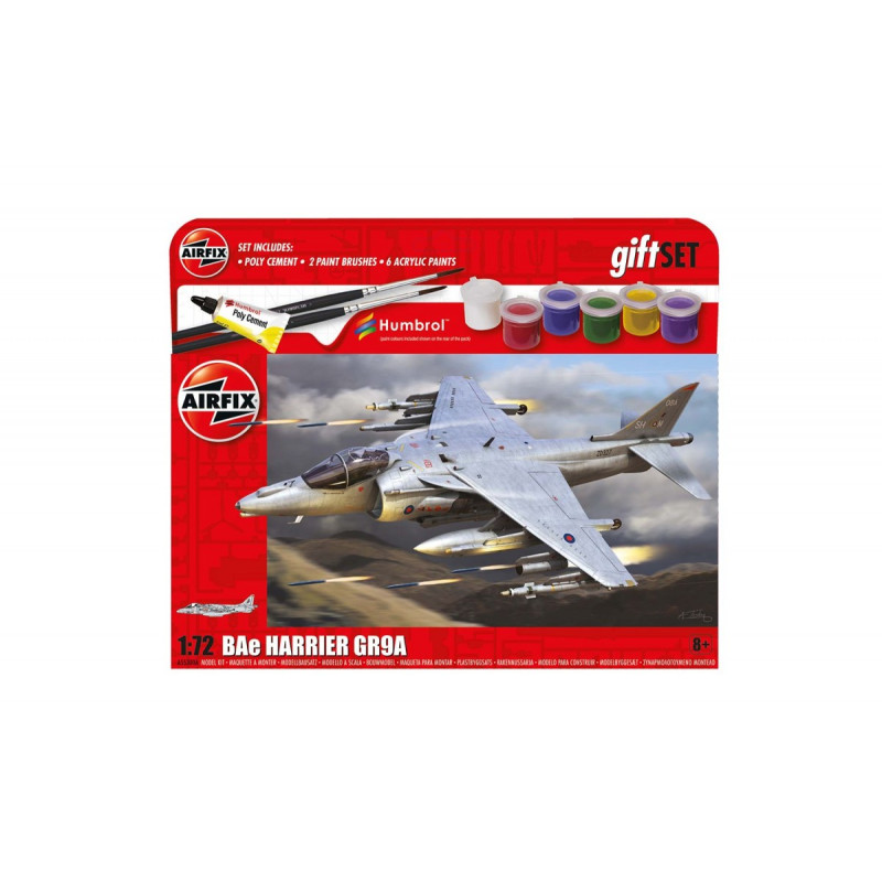 Modell plastpaketpresentset bae harrier gr.9a 172