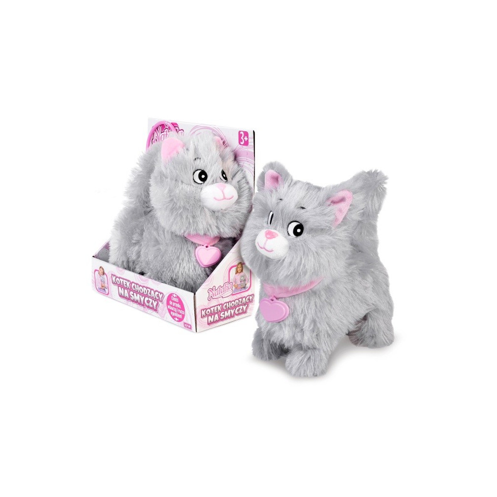 Katten som går i koppel Natalia grå Katten som går i koppel Natalia grå