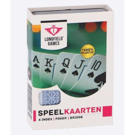 Kortlekar longfield 100 plast 4 index