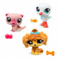 Leksaksfigurer Littlest Pet Shop, förpackning med 3 stycken