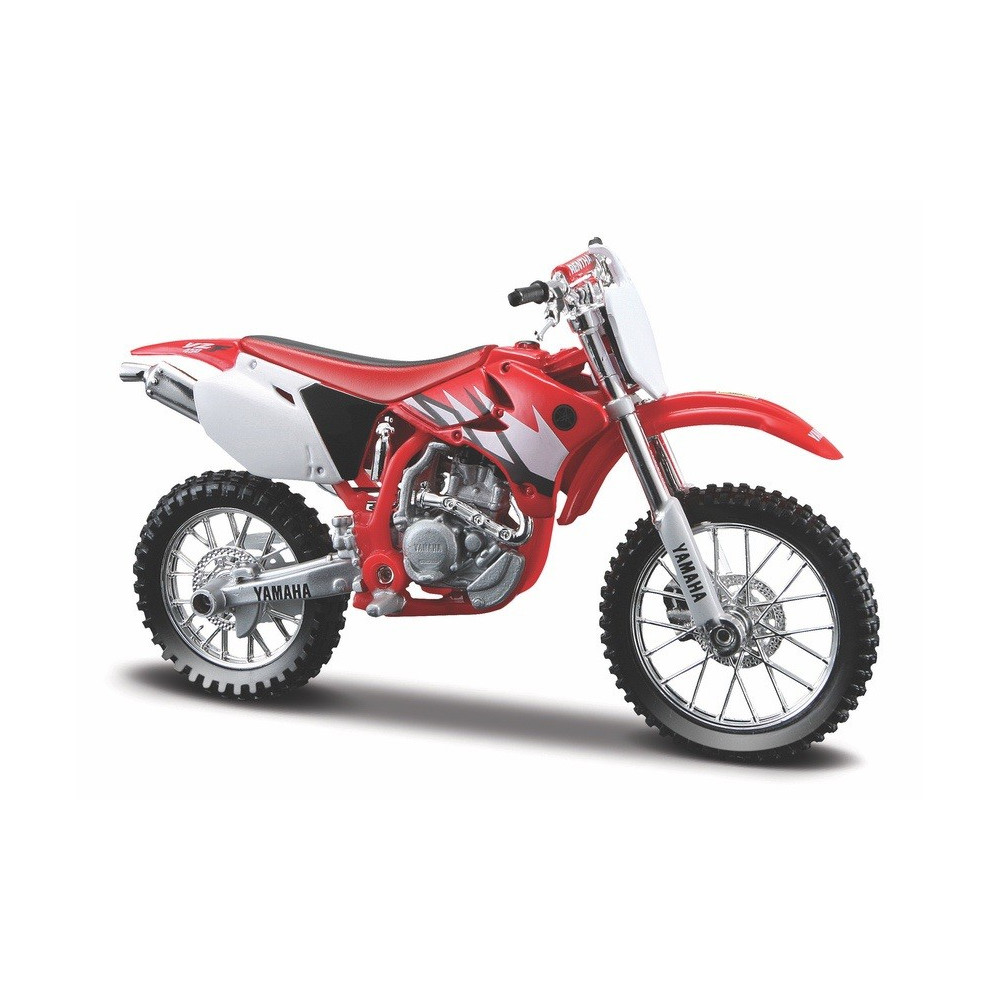 Modell i metall Yamaha YZ-450F med stöd 118 Modell i metall Yamaha YZ-450F med stöd 118