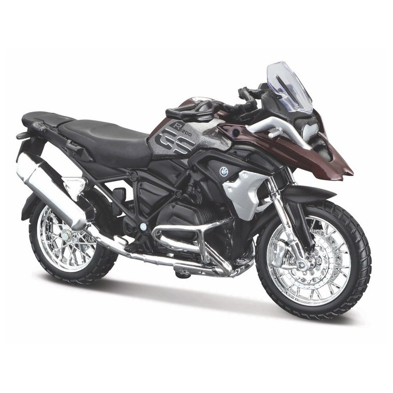 Modell i metall av BMW R 1200 GS 2017 med sidostöd 118.