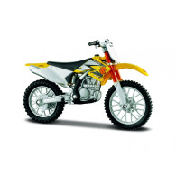 Modell av metall Suzuki RM-Z250 med ställning 1:18