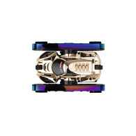 Pojazd rc turnator color flip stunt car