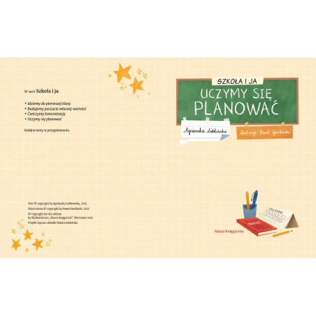 Boken skolan och jag. Vi lär oss att planera.