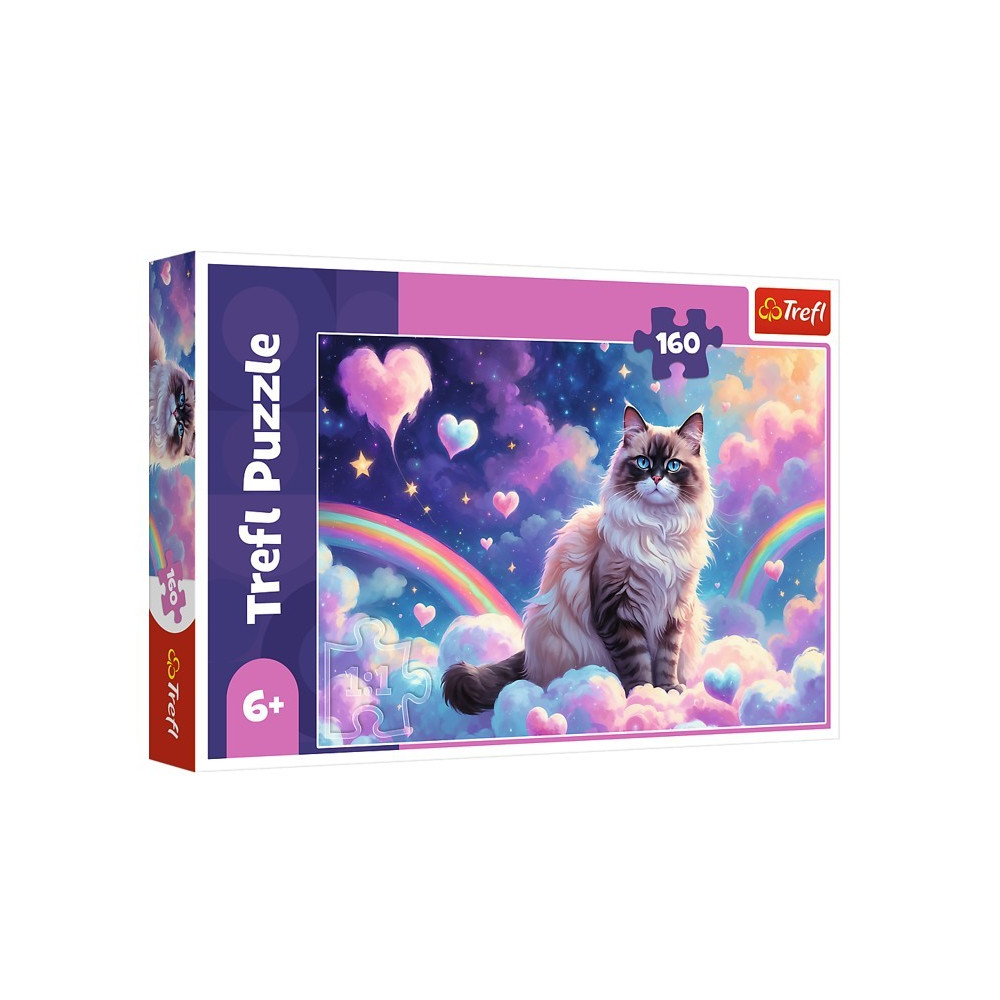 Puzzle 160 elementów domowy kotek Puzzle 160 elementów domowy kotek