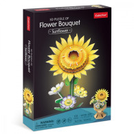 Pussel 3D blomsterbukett - solrosor