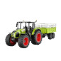Dubbelörn traktor Claas med släpvagn RC 124