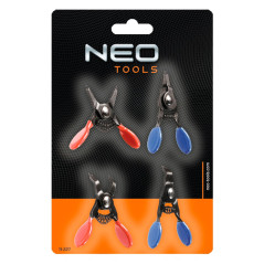 Ett set med minitänger för ringar av sättning