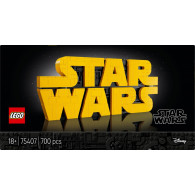 Leksaker Star Wars 75407 Star Wars-logotypen byggd av klossar.