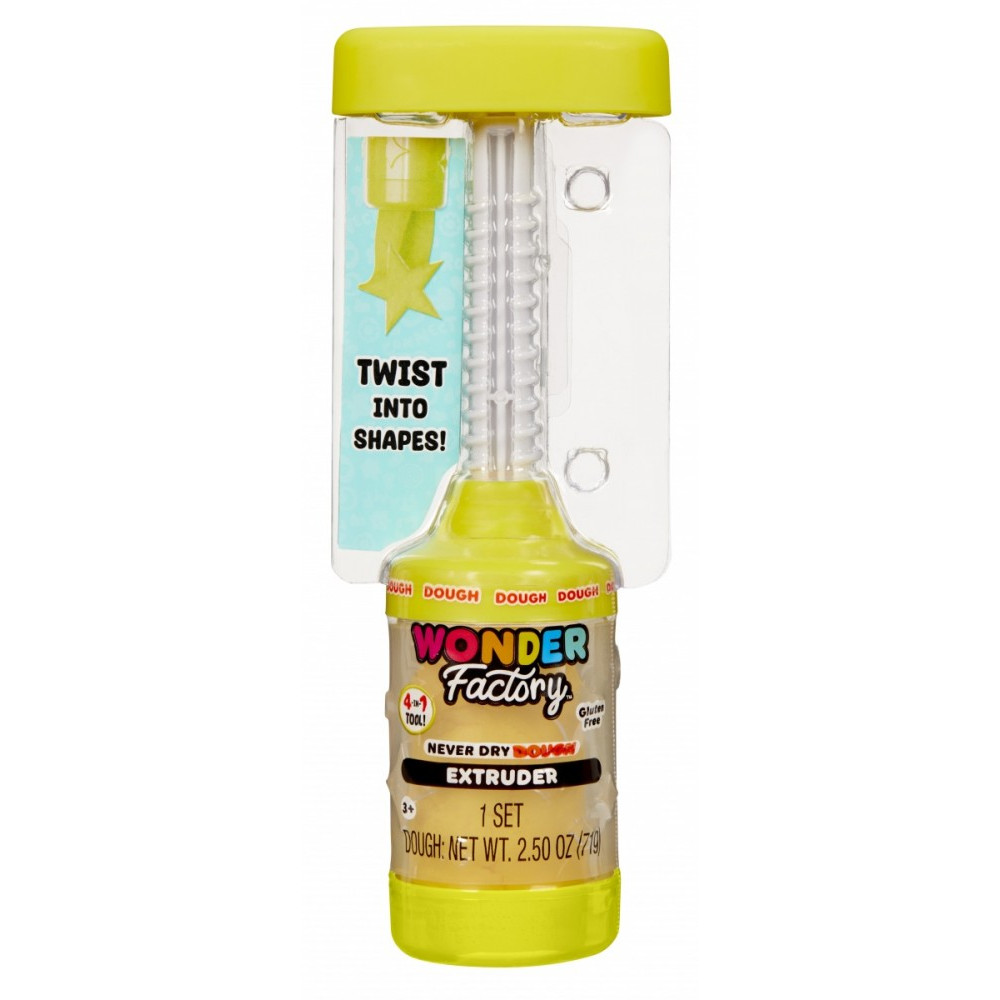 Plastilina wonder factory aldrig torkande deg, gul Plastilina wonder factory aldrig torkande deg, gul