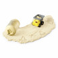 Plastilina Wonder Factory aldrig torkande sand lastbilar, dumptruck