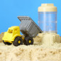 Plastilina Wonder Factory aldrig torkande sand lastbilar, dumptruck
