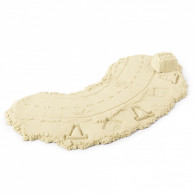 Plastilina Wonder Factory aldrig torkande sand lastbilar, dumptruck