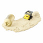 Plastilina Wonder Factory aldrig torkande sand lastbilar, dumptruck
