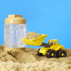 Plastisk lera wonder factory torkar aldrig sandlastbilar, grävmaskin.