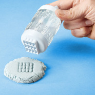Plastisk lera från Wonder Factory torkar aldrig, sandlastbilar, cementblandare.
