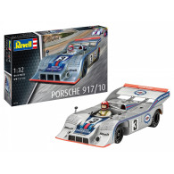 Modell av en plastbil Porsche 917 i skala 1:32.