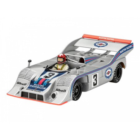Modell av en plastbil Porsche 917 i skala 1:32.