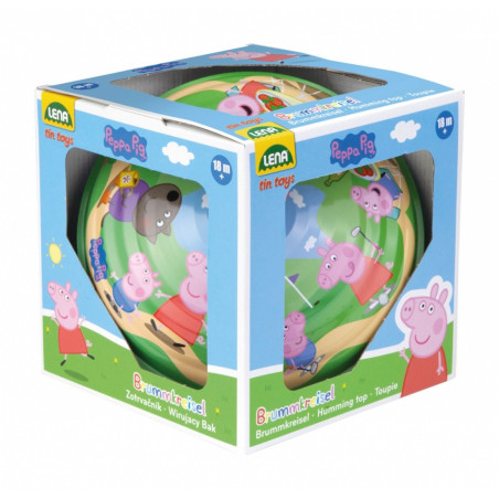 Spindel Gris peppa och en låda 19 cm