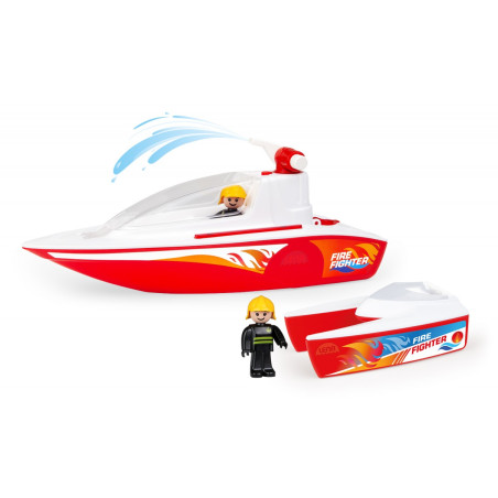 Brandkårsbåt Boazz-set med katamaran