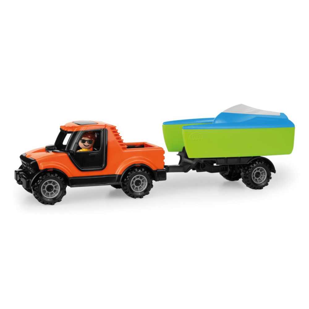 Zestaw truckies pickup z przyczepą Zestaw truckies pickup z przyczepą