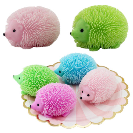 Igelkotten att krama och trycka på Glödande Stressboll Mix