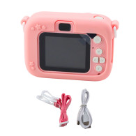 Digital kamera för barn enhörning rosa 48Mpx HD 1080P