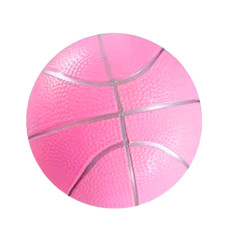 Strandboll i gummi, pastellrosa, lätt, 20 cm.