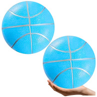 Strandboll i gummi, pastellfärgad, lätt, blå, 20 cm.