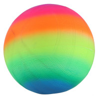 Strandboll Gummipalm Regnbågsfärgad 22cm